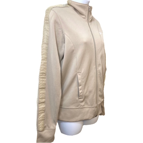 Nike Jackets & Coats | Nike Sportswear Tan Zipup Jacket | Poshmark